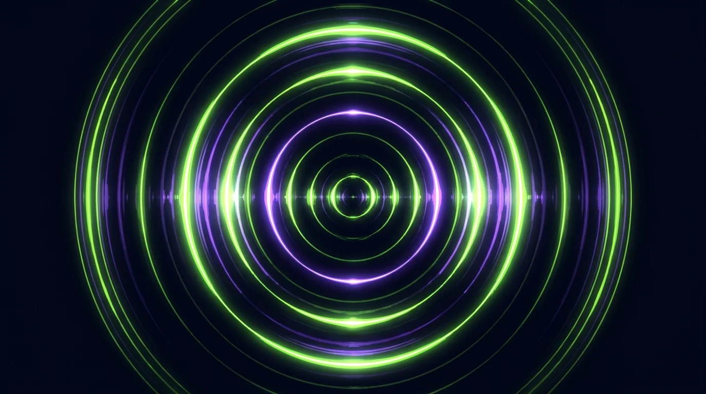 Attention pulsing brighter where stimulus is high and fading where it is low, representing variable attention stimulus trait.